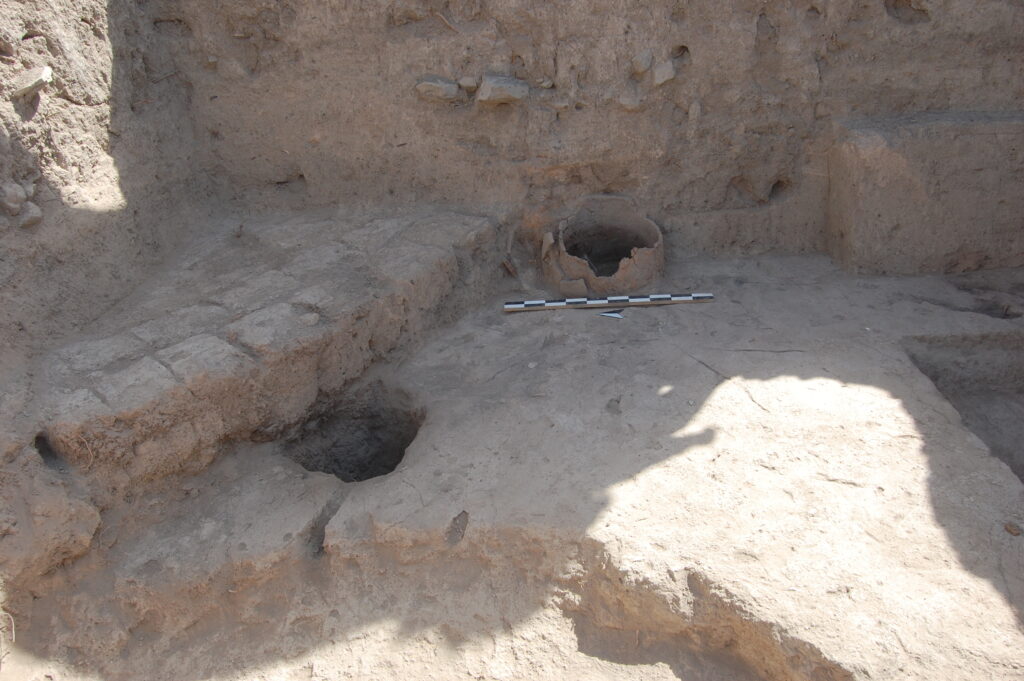 Tannur in the Sasanian building level.