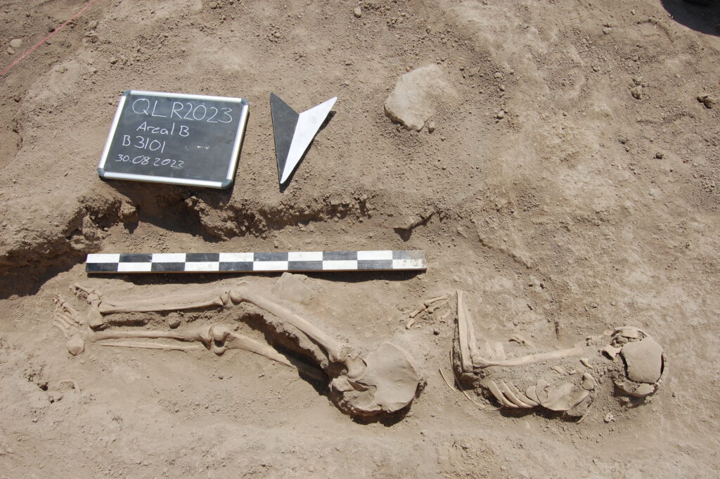 Grave from the Islamic layer.